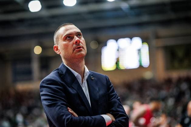 Marko Stankovic, Head Coach of Telekom Baskets Bonn; Emotions, Gesture, Body Language, Facial Expressions, Cutout, Portrait; Vet Concept Gladiators Trier vs. Telekom Baskets Bonn; Basketball; easyCredit BBL; Matchday 2; 2026–2027 Season; September 25, 2026 Vet Concept Gladiators Trier vs. Telekom Baskets Bonn, basketball, easyCredit BBL, Matchday 2, 2026–2027 season, September 25, 2026 Copyright: xEibnerxPressefotox EP_ANS