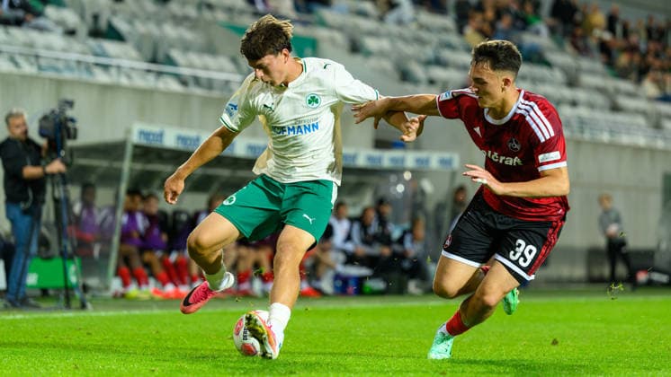 September 25, 2026 Soccer Season 2026–2027 Bavarian Regional League Matchday 11 SpVgg Greuther Fürth 2, 1 FC Nuremberg 2 JoTe xjoxtex Dominik Spath 9, SpVgg Greuther Fürth II Joel Skowronek 39, 1 FC Nuremberg FCN II