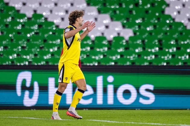 Enzo Wirtz, SC Fortuna Cologne, 09 GER, TSV Havelse vs. SC Fortuna Cologne, Soccer, 3rd Division, Matchday 7, 2026–2027 Season, September 25, 2026 DFL regulations prohibit the use of photographs as image sequences and or quasi-video footage, GER, TSV Havelse vs. SC Fortuna Cologne, Soccer, 3rd Division, Matchday 7, 2026–2027 season, September 25, 2026, Hanover Copyright: xEibner-Pressefoto JanxRollingerx EP_JSK