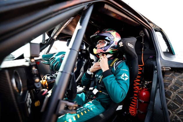 W2RC - RALLYE DU MAROC 2026 GUTIERREZ Cristina (esp), Santana 400 T1+, Santana Racing Team, ULT T1+, action, portrait during the Private of the Rallye du Maroc 2026, 4th round of the 2026 WR2C Championship from September 25 to 26, 2026 in Agadir, Morocco - AgadirMorocco  Copyright: xPauloxMariax