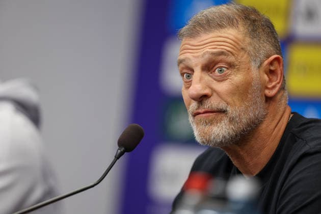 Croatia press and training: UEFA Nations League MD-1 Head Coach of Croatia Slaven Bilic during the press conference, PK, Pressekonferenz of Croatia national team, Nationalteam at Fortuna Arena on September 25, 2026 in Prague, Czech Republic.  MatijaxHabljak PIXSELL
