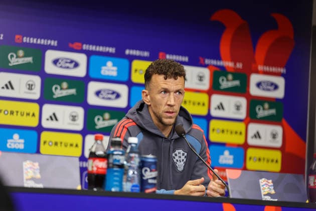 Croatia press and training: UEFA Nations League MD-1 Croatia s player Ivan Perisic during the press conference, PK, Pressekonferenz of Croatia national team, Nationalteam at Fortuna Arena on September 25, 2026 in Prague, Czech Republic.  MatijaxHabljak PIXSELL