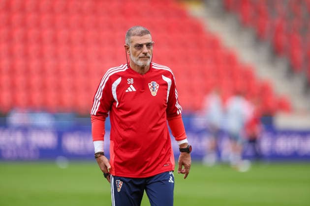 Croatia press and training: UEFA Nations League MD-1 Head Coach of Croatia Slaven Bilic during the training session of Croatia national team, Nationalteam at Fortuna Arena on September 25, 2026 in Prague, Czech Republic.  MatijaxHabljak PIXSELL