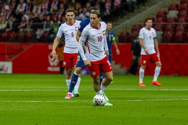 Poland - Bosnia and Herzegovina 25.09.2026 football, Warsaw, PGE National Stadium, UEFA Nations League B Group B4 (pilka nozna, Warszawa, Liga Narodow ) game , match Poland - Bosnia and Herzegovina image shows: Piotr Zielinski photo Katarzyna Plewczynska Fotostyk Copyright: xKatarzynaxPlewczynskax KAPL2216