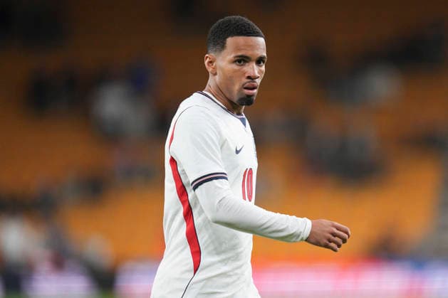 RECORD DATE NOT STATED 25th September 2026; Molineux Stadium, Wolverhampton, West Midlands, England; UEFA U21, U 21 Championship Qualification Football, England U21 versus Kazakhstan U21; Ethan Nwaneri of England U21s StevenxFlynn