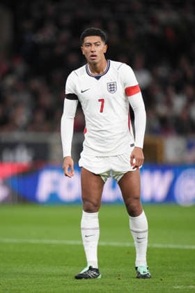 RECORD DATE NOT STATED 25th September 2026; Molineux Stadium, Wolverhampton, West Midlands, England; UEFA U21, U 21 Championship Qualification Football, England U21 versus Kazakhstan U21; Jobe Bellingham of England U21s StevenxFlynn