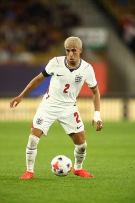 Rico Lewis of England U21, U 21 England U21 v Kazakhstan U21, UEFA European U21 Championship Qualifying, Football, Molineux Stadium, Wolverhampton, UK - 25 Sep 2026Wolverhampton Molineux Stadium United Kingdom  Copyright: xRyanxBrowne Shutterstockx 17169476aw