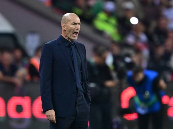 Turkiye v France - UEFA Nations League KOCAELI, TURKIYE - SEPTEMBER 25: Head coach Zinedine Zidane of France follows the UEFA Nations League A League Group 1 match between Turkiye and France at Kocaeli Stadium in Kocaeli, Turkiye, on September 25, 2026. Abdülhamid Hosbas Anadolu Kocaeli Turkey. Editorial use only. Please get in touch for any other usage.  Copyright: x2026xAnadoluxAbdülhamidxHoÅübaÅüx