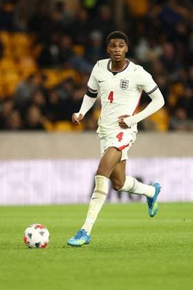 Joshua Acheampong of England U21, U 21 England U21 v Kazakhstan U21, UEFA European U21 Championship Qualifying, Football, Molineux Stadium, Wolverhampton, UK - 25 Sep 2026Wolverhampton Molineux Stadium United Kingdom  Copyright: xRyanxBrowne Shutterstockx 17169476be
