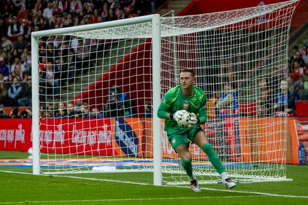 Poland - Bosnia and Herzegovina 25.09.2026 football, Warsaw, PGE National Stadium, UEFA Nations League B Group B4 (pilka nozna, Warszawa, Liga Narodow ) game , match Poland - Bosnia and Herzegovina image shows: Marcin Bulka photo Katarzyna Plewczynska Fotostyk Copyright: xKatarzynaxPlewczynskax KAPL2339