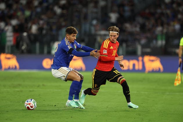 2026 27 UEFA Nations League football match between Italy and Belgium Mika Godts of Belgium during the 2026 27 UEFA Nations League football match between Italy and Belgium on September 25, 2026, at the Stadio Olimpico in Rome. ROMA Stadio Olimpico Roma Italia Copyright: xFABIOxSASSOxFabioxSassox 2B2A0200