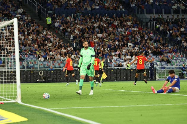 2026 27 UEFA Nations League football match between Italy and Belgium Goal the Mika Godts of Belgium during the 2026 27 UEFA Nations League football match between Italy and Belgium on September 25, 2026, at the Stadio Olimpico in Rome. ROMA Stadio Olimpico Roma Italia Copyright: xFABIOxSASSOxFabioxSassox 2B2A0306