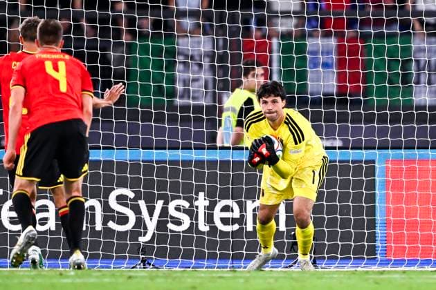 Italy v Belgium - UEFA Nations League 2026 ROME, ITALY - SEPTEMBER 25 : Lammens Senne goalkeeper of Belgium in action during the UEFA Nations League tournament league phase matchday 1 group A1 match between Italy and Belgium on September 25, 2026 in Rome, Italy, 25 09 2026 Rome Italy  Copyright: xTomasxSiskx