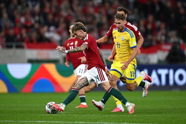 IPA88970173 - Bendeguz Bolla (Hungary) during the Nations League group stage, Matchday 1, between Hungary and Ukraine on September 26, 2026, at the Puskás Arena in Budapest, Hungary  Copyright: xVincenzoxOrlando IPAxSportx xx IPA88970173