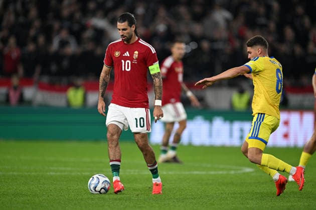 IPA88970610 - Dominik Szoboszlai (Hungary) during the Nations League group stage, Matchday 1, between Hungary and Ukraine on September 26, 2026, at the Puskas Arena in Budapest, Hungary  Copyright: xVincenzoxOrlando IPAxSportx xx IPA88970610