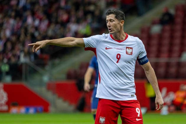 Poland - Bosnia and Herzegovina 25.09.2026 football, Warsaw, PGE National Stadium, UEFA Nations League B Group B4 (pilka nozna, Warszawa, Liga Narodow ) game , match Poland - Bosnia and Herzegovina image shows: Robert Lewandowski photo Katarzyna Plewczynska Fotostyk Copyright: xKatarzynaxPlewczynskax KAPL2493