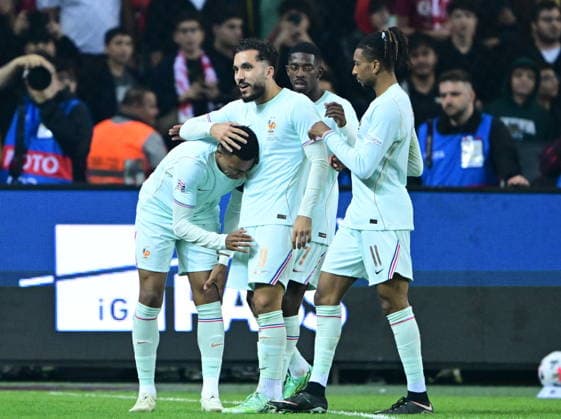 Turkiye v France - UEFA Nations League KOCAELI, TURKIYE - SEPTEMBER 25: Kylian Mbappe (10) of France celebrates after score a goal with his teammates during the UEFA Nations League A League Group 1 match between Turkiye and France at Kocaeli Stadium in Kocaeli, Turkiye, on September 25, 2026. Abdulhamid Hosbas Anadolu Kocaeli Turkey. Editorial use only. Please get in touch for any other usage.  Copyright: x2026xAnadoluxAbdulhamidxHosbasx