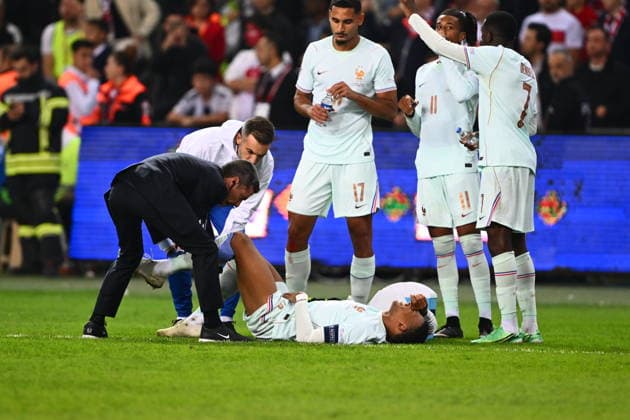 Turkiye v France - UEFA Nations League KOCAELI, TURKIYE - SEPTEMBER 25: Kylian Mbappe (10) of France injures during the UEFA Nations League A Group 1 match between Turkiye and France at Kocaeli Stadium in Kocaeli, Turkiye, on September 25, 2026. Oguz Yeter Anadolu Kocaeli Turkey. Editorial use only. Please get in touch for any other usage.  Copyright: x2026xAnadoluxOguzxYeterx
