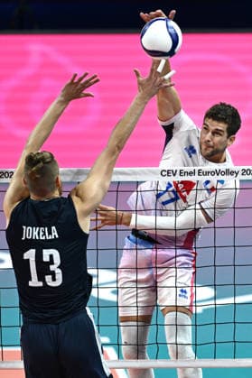 Db Milano 25 09 2026 - Campionato Europeo Pallavolo maschile Finlandia-Francia foto Daniele Buffa Image nella foto: Trevor Clevenot 