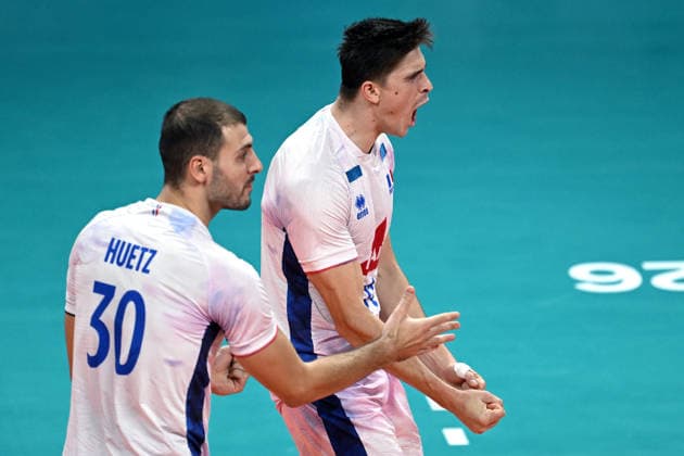 Db Milano 25 09 2026 - Campionato Europeo Pallavolo maschile Finlandia-Francia foto Daniele Buffa Image nella foto: Theo Faure 