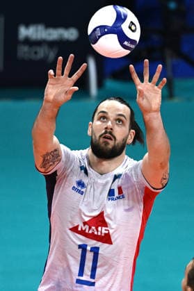 Db Milano 25 09 2026 - Campionato Europeo Pallavolo maschile Finlandia-Francia foto Daniele Buffa Image nella foto: Antoine Brizard 