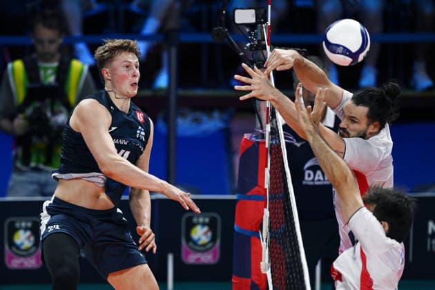 Db Milano 25 09 2026 - Campionato Europeo Pallavolo maschile Finlandia-Francia foto Daniele Buffa Image nella foto: Nooa Marttila 