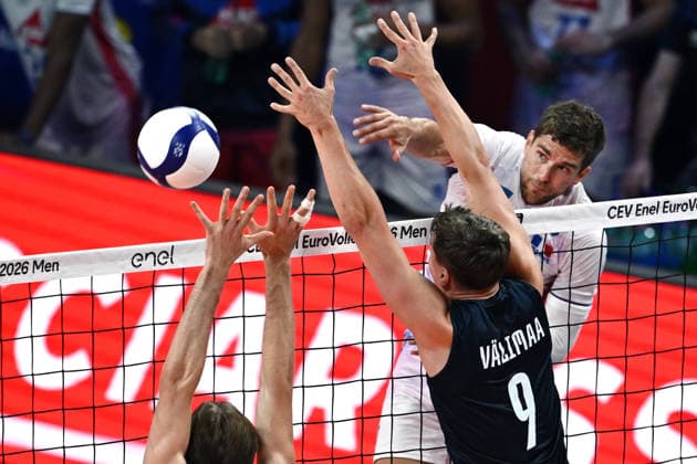 Db Milano 25 09 2026 - Campionato Europeo Pallavolo maschile Finlandia-Francia foto Daniele Buffa Image nella foto: Trevor Clevenot 