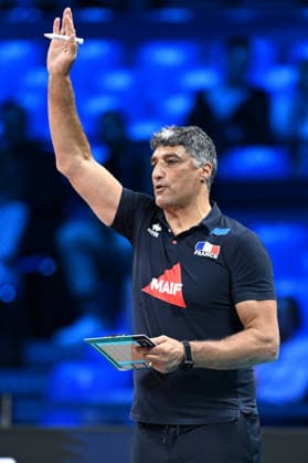 Db Milano 25 09 2026 - Campionato Europeo Pallavolo maschile Finlandia-Francia foto Daniele Buffa Image nella foto: Andrea Giani 