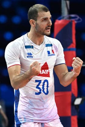 Db Milano 25 09 2026 - Campionato Europeo Pallavolo maschile Finlandia-Francia foto Daniele Buffa Image nella foto: Francois Huetz 