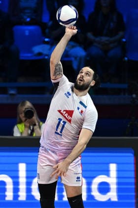 Db Milano 25 09 2026 - Campionato Europeo Pallavolo maschile Finlandia-Francia foto Daniele Buffa Image nella foto: Antoine Brizard 