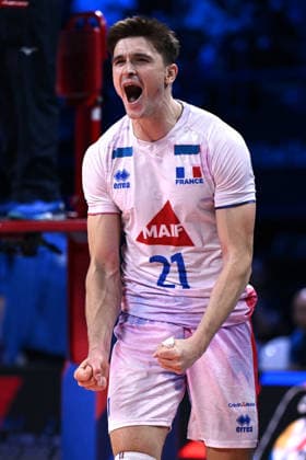 Db Milano 25 09 2026 - Campionato Europeo Pallavolo maschile Finlandia-Francia foto Daniele Buffa Image nella foto: Theo Faure 