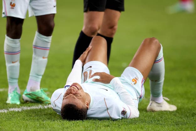 Turkiye v France - UEFA Nations League KOCAELI, TURKIYE - SEPTEMBER 25: Kylian Mbappe (10) of France injures during the UEFA Nations League A League Group 1 match between Turkiye and France at Kocaeli Stadium in Kocaeli, Turkiye, on September 25, 2026. Ali Atmaca Anadolu Kocaeli Turkey. Editorial use only. Please get in touch for any other usage.  Copyright: x2026xAnadoluxAlixAtmacax