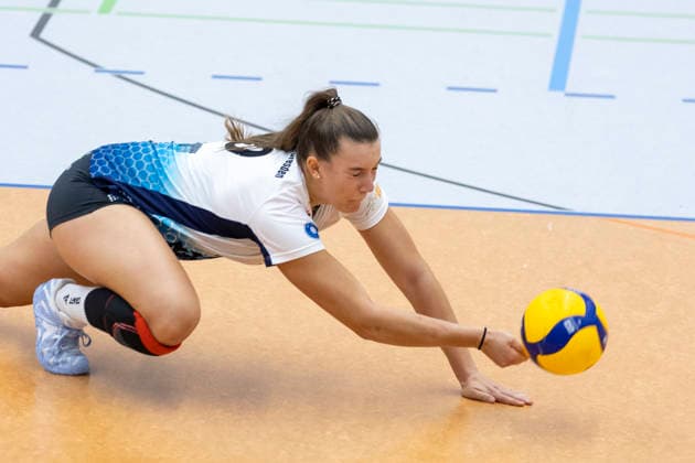 Exhibition Game: Schwarz Weiss Erfurt vs. VCO Dresden, Erfurt, September 25, 2026, Zoe Albert 10, VCO Dresden, Exhibition Game: Schwarz Weiss Erfurt vs. VCO Dresden, Riethsporthalle, Erfurt, September 25, 2026 Copyright: xBEAUTIFULxSPORTS Duehringx