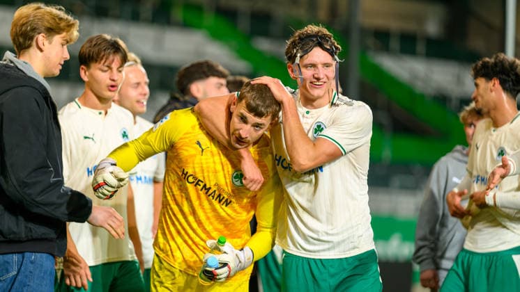 September 25, 2026 Soccer Season 2026–2027 Bavarian Regional League Matchday 11 SpVgg Greuther Fürth 2, 1 FC Nürnberg 2 JoTe xjoxtex Nick Guttenberger 12, SpVgg Greuther Fürth II Jakob Engel 35, SpVgg Greuther Fürth II
