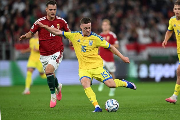 SOCCER - UEFA Nations League - Hungary vs. Ukraine Photo by IPA ABACAPRESS.COM88970137 - Viktor Tsygankov (Ukraine) during the Nations League, Matchday 1, between Hungary and Ukraine on September 26, 2026, at the Puskas Arena in Budapest, Hungary Budapest Hungary  Copyright: xIPAxSport ABACAx