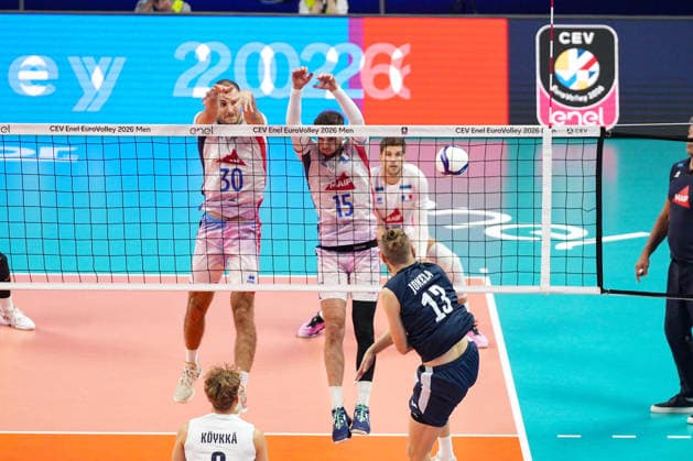 IPA88972560 - Francois Huetz (FRA) during Eurovolley 2026—Semifinal—Finland vs. France, CEV Eurovolley Men s match in Assago (MI), Italy, September 25, 2026  Copyright: xSilvanoxMarcoxCesario IPAxSportx xx IPA88972560