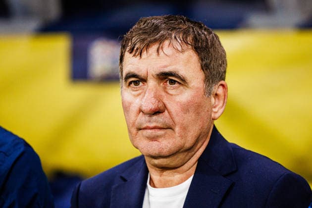 September 25, 2026: Coach Gheorghe Hagi of Romania during the Nations League soccer match between Sweden and Romania on September 25, 2026 in Stockholm. Photo by Kenta Jönsson, BILDBYRAN COP 210 JM0854 bbeng soccer football fotball Nations League UEFA Nations League Sweden Sweden A Romania  Copyright: KENTAxJÖNSSON BB260925KJ103