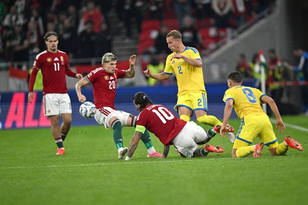 IPA88971939 - Roland Sallai (Hungary) during the Nations League, Matchday 1, between Hungary and Ukraine on September 26, 2026, at the Puskás Arena in Budapest, Hungary  Copyright: xVincenzoxOrlando IPAxSportx xx IPA88971939