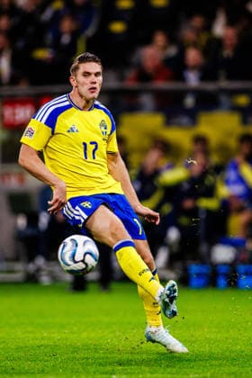 September 25, 2026: Viktor Gyökeres of Sweden during the Nations League soccer match between Sweden and Romania on September 25, 2026 in Stockholm Photo Kenta Jönsson BILDBYRAN COP 210 JM0854 bbeng soccer football fotball Nations League UEFA Nations League Sweden Sweden A Romania  Copyright: KENTAxJÖNSSON BB260925KJ109