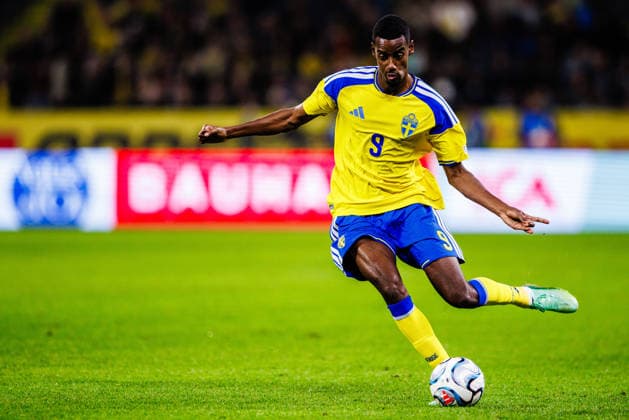 September 25, 2026: Alexander Isak of Sweden during the Nations League soccer match between Sweden and Romania on September 25, 2026 in Stockholm. Photo by Kenta Jönsson, BILDBYRAN COP 210 JM0854 bbeng soccer football fotball Nations League UEFA Nations League Sweden Sweden A Romania  Copyright: KENTAxJÖNSSON BB260925KJ119