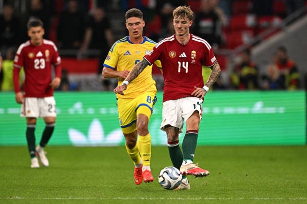 SOCCER - UEFA Nations League - Hungary vs. Ukraine Photo by IPA ABACAPRESS.COM88971332 - Bendeguz Bolla (Hungary) during the Nations League group stage, Matchday 1, between Hungary and Ukraine on September 26, 2026, at the Puskás Arena in Budapest, Hungary Budapest Hungary  Copyright: xIPAxSport ABACAx