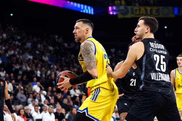 ASVEL Lyon-Villeurbanne v Maccabi Rapyd Tel Aviv - Euroleague 2026 2027 Daniel THEIS of Macabi Tel Aviv during Euroleague match between Lyon-Villeurbanne and Tel Aviv at LDLC Arena on September 24, 2026 in Lyon, France. Lyon France  Copyright: xIconxSportx 776567068