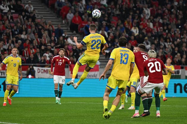SOCCER - UEFA Nations League - Hungary vs. Ukraine Photo by IPA ABACAPRESS.COM88972559 - Mykola Matviyenko (Ukraine) during the Nations League group stage, Matchday 1, between Hungary and Ukraine on September 26, 2026, at the Puskas Arena in Budapest, Hungary Budapest Hungary  Copyright: xIPAxSport ABACAx