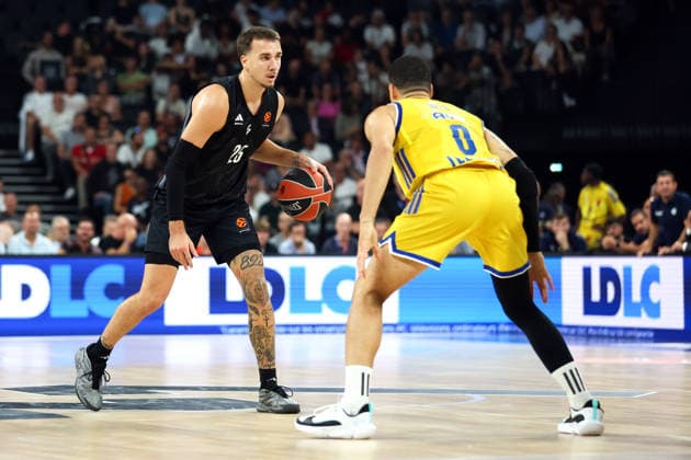 ASVEL Lyon-Villeurbanne v Maccabi Rapyd Tel Aviv - Euroleague 2026 2027 Hugo BESSON of Asvel during Euroleague match between Lyon-Villeurbanne and Tel Aviv at LDLC Arena on September 24, 2026 in Lyon, France. Lyon France  Copyright: xIconxSportx 776567068