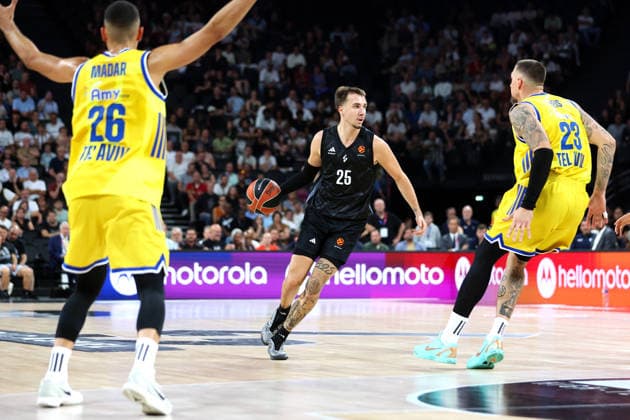 ASVEL Lyon-Villeurbanne v Maccabi Rapyd Tel Aviv - Euroleague 2026 2027 Hugo BESSON of Asvel during Euroleague match between Lyon-Villeurbanne and Tel Aviv at LDLC Arena on September 24, 2026 in Lyon, France. Lyon France  Copyright: xIconxSportx 776567068