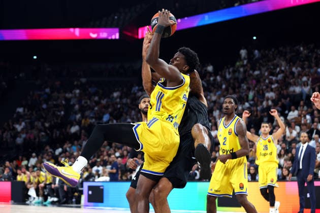 ASVEL Lyon-Villeurbanne v Maccabi Rapyd Tel Aviv - Euroleague 2026 2027 Jaylen HOARD of Macabi Tel Aviv during Euroleague match between Lyon-Villeurbanne and Tel Aviv at LDLC Arena on September 24, 2026 in Lyon, France. Lyon France  Copyright: xIconxSportx 776567068