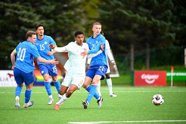 Iceland v France - Euro U21, U 21 2027 - Qualifications Senny MAYULU of France U21 during Euro U21 2027 Qualifications match between Iceland and France at Throttarvollur on September 25, 2026 in Reykjavik, Iceland. Reykjavik Iceland  Copyright: xSandraxRuhautx 776567071