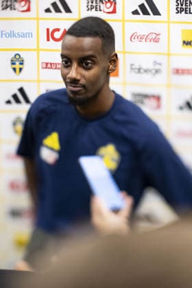 STOCKHOLM, SWEDEN - SEPTEMBER 25: Alexander Isak of Sweden during the Nations league soccer game between Sweden and Romania on Strawberry Arena in Stockholm, Sweden on September 25. Copyright: xPhilipxKangasx xSPPx Sportspressphoto_SPR239616