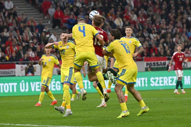 IPA88973279 - Anras Schafer (Hungary) during the Nations League phase, Matchday 1, between Hungary and Ukraine on September 26, 2026, at the Puskás Arena in Budapest, Hungary  Copyright: xVincenzoxOrlando IPAxSportx xx IPA88973279