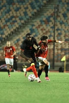 Egypt v Angola - 2027 Africa Cup of Nations CAIRO, EGYPT - SEPTEMBER 25: Egypt national team, Nationalteam player Emam Ashour during the 2027 Africa Cup of Nations qualifying Group B match between Egypt and Angola at Cairo International Stadium in Cairo, Egypt, on September 25, 2026. Fareed Kotb Anadolu Cairo Egypt. Editorial use only. Please get in touch for any other usage.  Copyright: x2026xAnadoluxFareedxKotbx